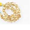 Natural Golden Quartz Faceted Onion Beads Strand Length 8 Inches and Size 5.5mm approx.